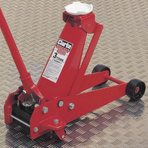 Clarke Ctj Gb Tonne Garage Trolley Jack Clarke Tools